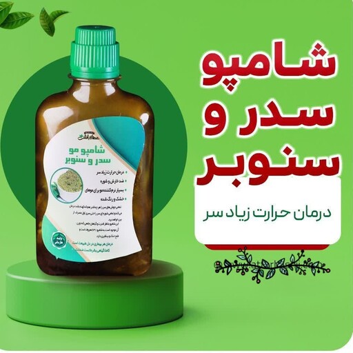 شامپو سدر و سنوبر ضد شوره قوی و از بین برنده حرارت زیاد سر