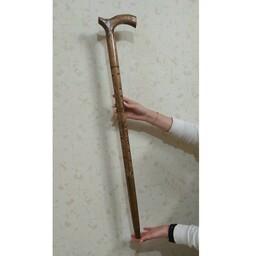 عصا چوبی طرح انگشتی با پاشنه عصا 