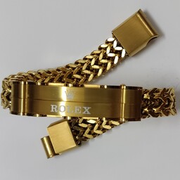 دستبند رولکس طلایی اصل