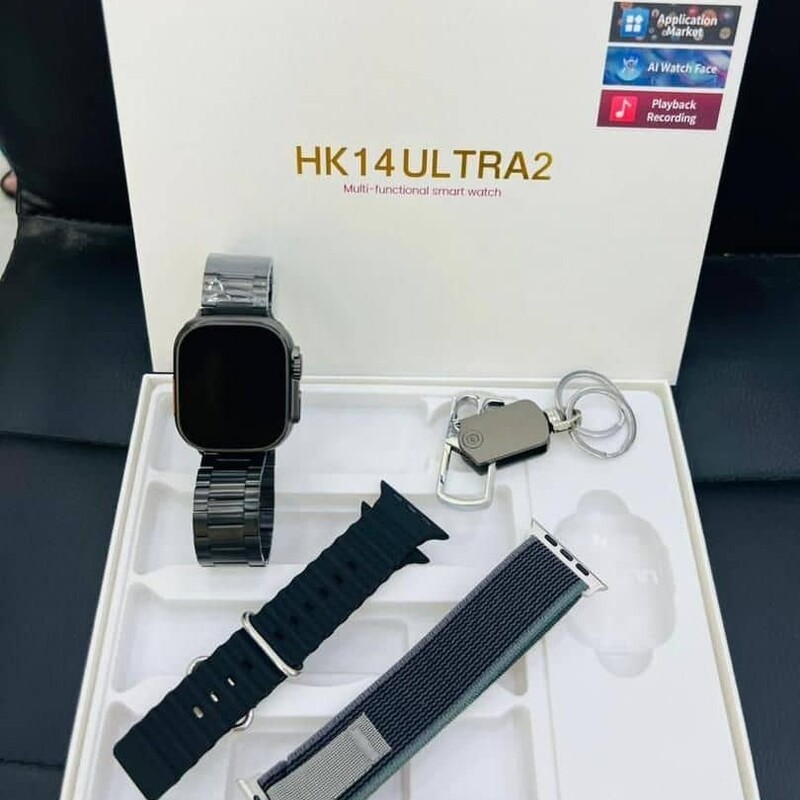 ساعت هوشمند اپل واچ  hk14 ultra2 پر فروش ترین ساعت hk، شش ماه گارانتی شرکتی