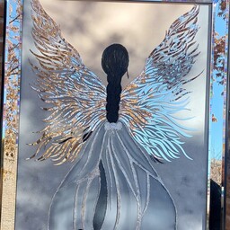 تابلو آینه کاری فرشته 