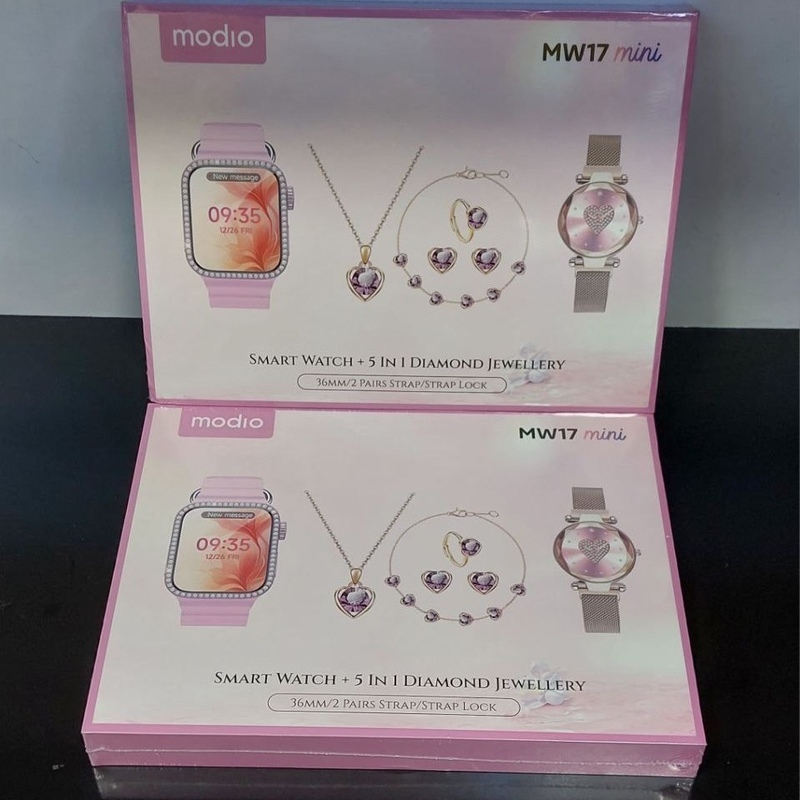 ساعت هوشمند زنانه برند مودیو مدل MW17 min