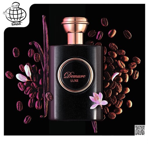 عطر ادکلن زنانه ایو سن لورن بلک اوپیوم فراگرنس ورد اصلی دمور لوکس (Fragrance World Yves Saint Laurent Black Opium)