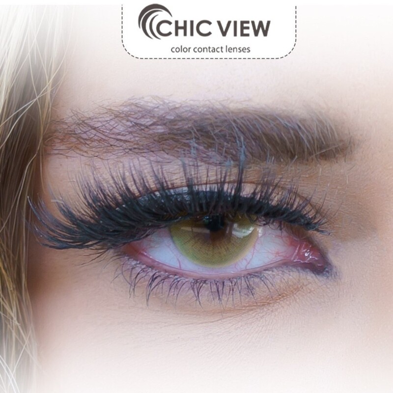 لنز چشم چیک ویو رنگی  105  یکساله بدون حساسیت و آلرژی کاملا سبک