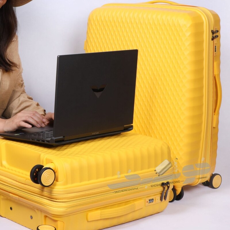 چمدان مسافرتی مونزا مدل 24 اینچ زردKL51