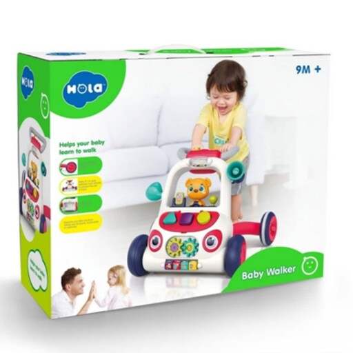 اسباب بازی واکر چندکاره موزیکال هولی تویز Hola Toys مدل 8997 