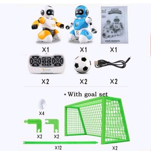 اسباب بازی ربات کنترلی فوتبالیست دو عددی مدل Soccer Robot 3066A