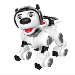 ربات اسباب بازی کنترلی سگ مشکی مدل Crazon 1901 Intelligent Police Dog
