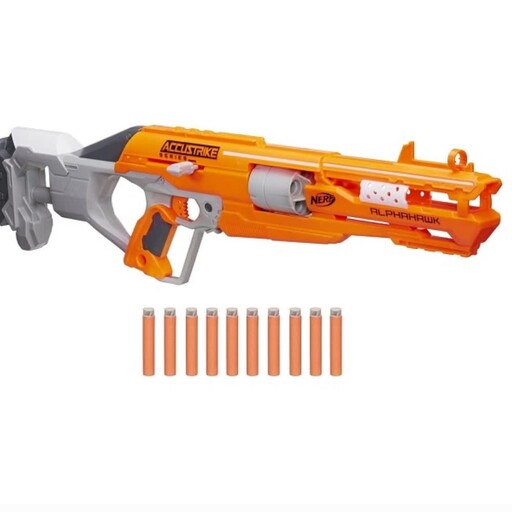 تفنگ اسباب بازی نرف تیر اسفنجی مدل Nerf AccuStrike AlphaHawk