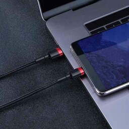 کابل تبدیل USB-C باسئوس مدل Cafule PD 60W طول 2 متر