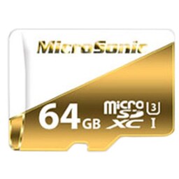 کارت حافظه microSDXC میکرو سونیک مدل 533X-A1-V30 کلاس 10 استاندارد UHS-I U3 سرعت 80MBps ظرفیت 64 گیگابایت