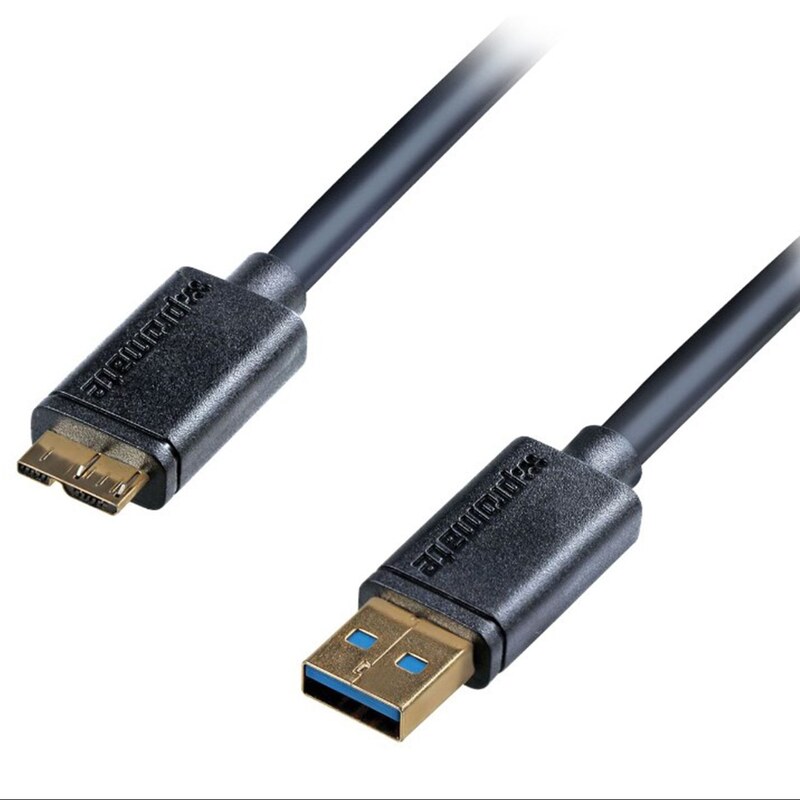 کابل تبدیل USB به micro-B پرومیت مدل LinkMate-U4 5Gbps طول 1.5 متر بهترین کابل هارد اکسترنال