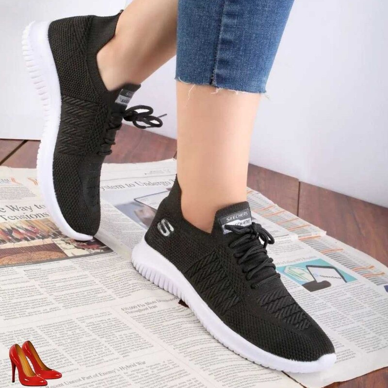 کفش اسکیچرز زنانه کفش بافتی کفش کتونی زنانه کتونی اسکیچرز کفش پیاده روی کفش باشگاه کفش زیره پیو سایزبندی تا40