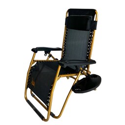 صندلی سفری نیمه تخت شو آرامیش ZGC.T38  آهنی با رنگ بندی زرد.قرمز.مشکی.نقره ای با وزن 6.8 کیلوگرم