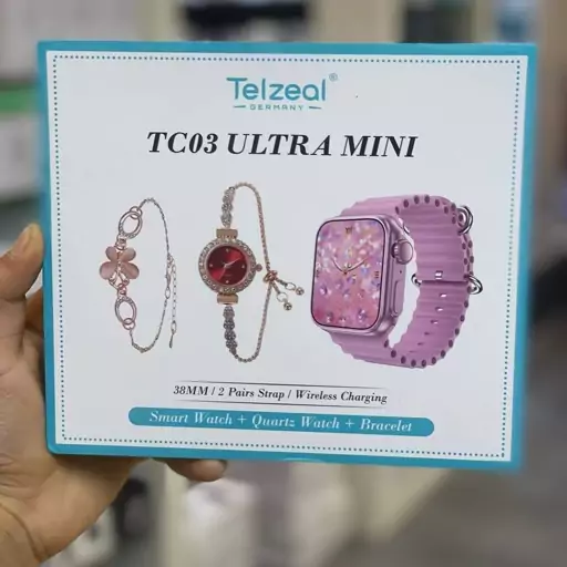 پک ساعت هوشمند مدل TC03 ULTRA MINI 