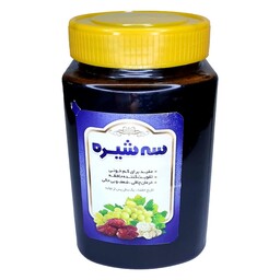 سه شیره طبیعی و ارگانیک خرما توت انگور 850سه شیره طبیعی و ارگانیک خرما توت انگور 850 گرم