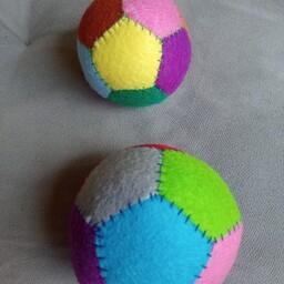 توپ های نمدی رنگی رنگی