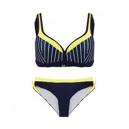 مایو شنا زنانه دو تکه بیکینی Fashion Concept-5691161 NZD ،سرمه ای زرد