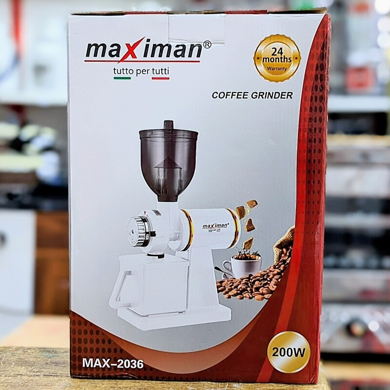 آسیاب قهوه ماکسیمان مدلmax2036توان مصرفی 200 وات 