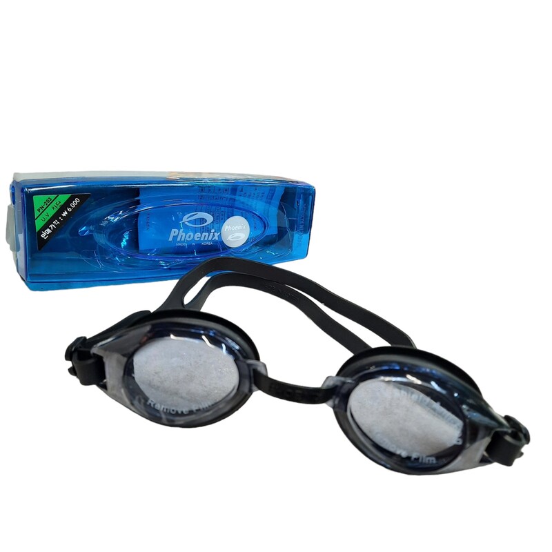 عینک شنا فونیکس دو رنگ مشکی و آبی