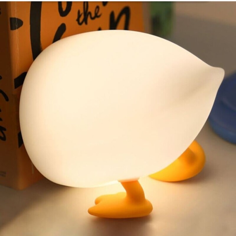 چراغ خواب فانتزی سیلیکونی اردک مخفی تایمر دار