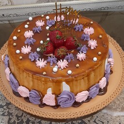 کیک کاراملی تولد