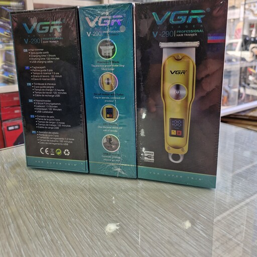 ماشین اصلاح vgr v290اصلی به شرط دارای نمایشگر