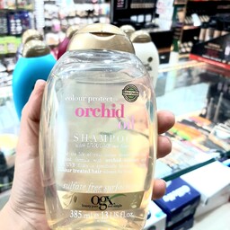 شامپو بدون سولفات موهای رنگ شده ارکید اویل اوجی ایکس orchid oil ogx