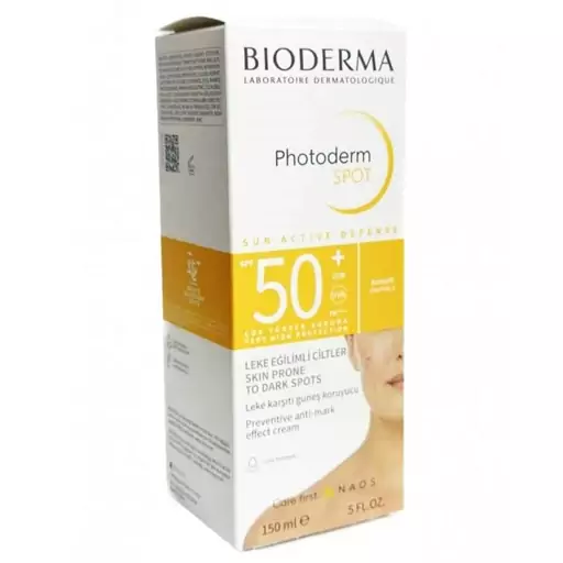 کرم ضد آفتاب و ضد لک بایودرما مدل Photoderm Spot با SPF50 حجم 150 میل