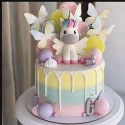 کیک خامه ای عروسکی تولد و روز دختر 1کیلویی