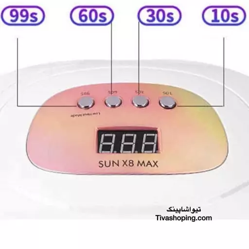 دستگاه یووی ال ای دی 220 وات مدل X8Max smart