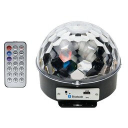 اسپیکر و رقص نور مدل LED Crystral Magic Ball Light اسپیکر رقص نور usb دستگاه رقص نور پروژکتوری LED کریستالی و MP3