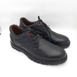 کفش مردانه زیره پیو فنردار چرم بنددار زیره پیو نرم و سبک و بادوام رنگ مشکی کیفیت عالی و قیمت مناسب ارسال رایگان 220223