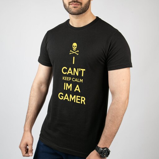 تی شرت آستین کوتاه مردانه طرح I Cant Keep Calm کد G006