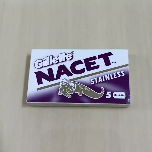 تیغ یدک سنتی  ناست 5 عددی Gillette NACET اورجینال 