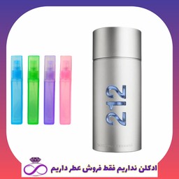 عطر پرکردنی212 اسپری 10 میل با رایحه خنک و تلخ مردانه