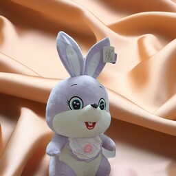 عروسک خرگوش پیش بندی .کیفیت عالی .نانو الیاف .قابل شستشو .مناسب سیسمونی و هدیه .