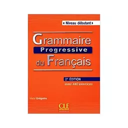 کتاب Grammaire Progressive du francais Debutant + CD 2eme (چاپ رنگی)