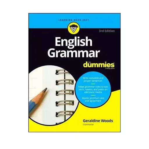 English Grammar For Dummies خرید کتاب زبان