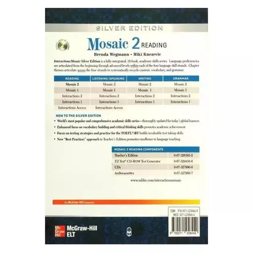 کتاب Mosaic 2 Reading Silver Editions +CD