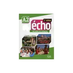 کتاب echo Niveau A2 + Cahier + DVD Rom 2eme edition