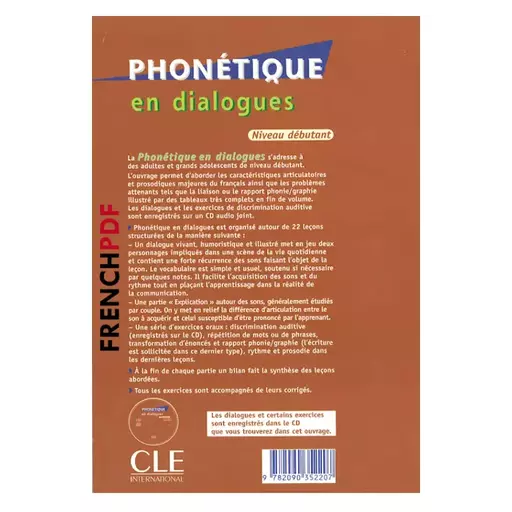 کتاب Phonetique  En Dialogues + CD