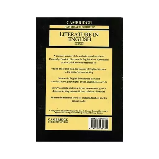 کتاب The Cambridge Paperback Guide to Literature in English