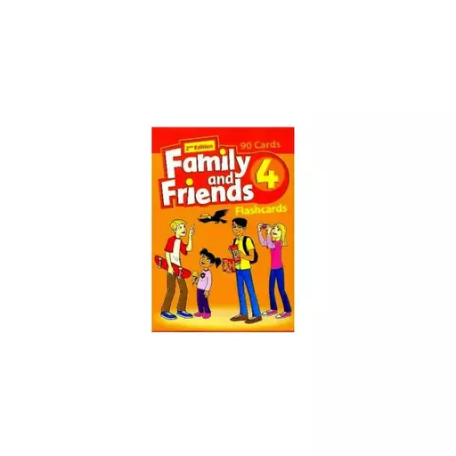 کتاب فلش کارت زبان Family and Friends 4 (2nd)Flashcards