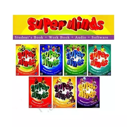 Super Minds  ST+WB + CD پک کامل کتابهای سوپر مایند آموزش کودکان