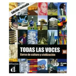 کتاب Todas las voces Curso de cultura y civilizacion