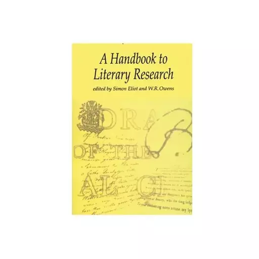 کتاب A Handbook to Literary Research