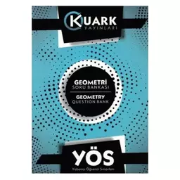 کتاب Kuark Yayınları YOS Geometri Soru Bankası