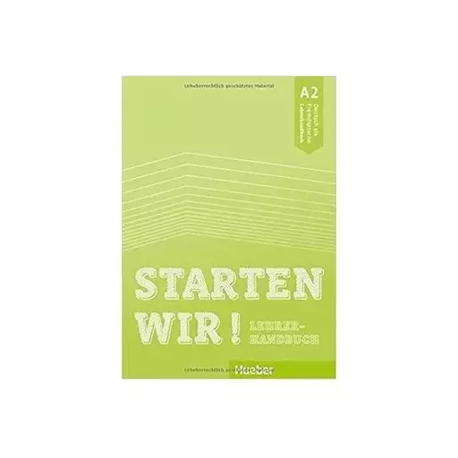 Starten Wir! A2 Teacher’s Book کتاب معلم اشتارتن ویر