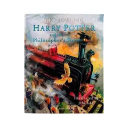 کتاب Harry Potter and the Philosophers Stone  Illustrated Edition Book 1 ( چاپ اصلی گلاسه مصور رنگی )